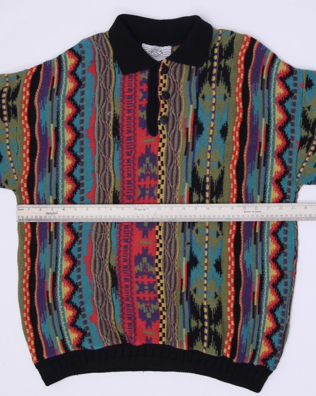 Shop Vintage 90s World of Men's Fashion Coogi Style Knit Red
