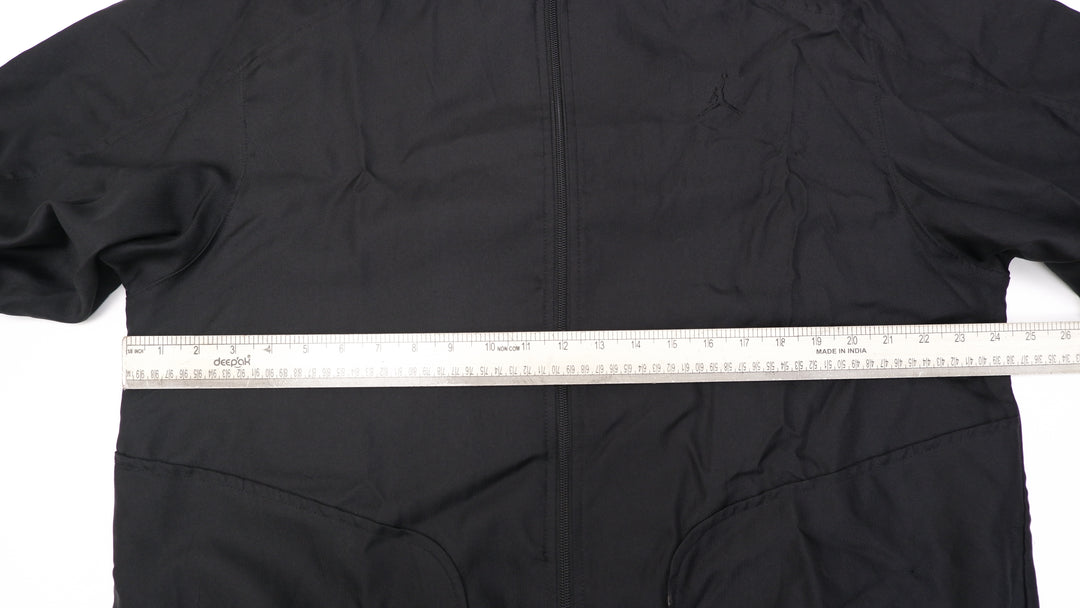 Mens Embroidered Jordan Logo 852005 Black Zip Jacket