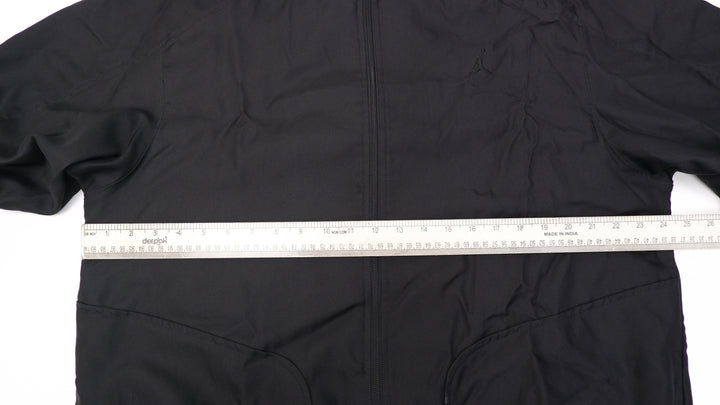 Mens Embroidered Jordan Logo 852005 Black Zip Jacket