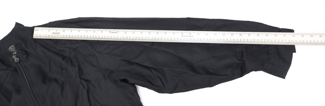 Mens Embroidered Jordan Logo 852005 Black Zip Jacket