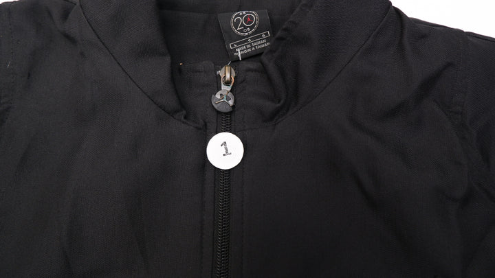 Mens Embroidered Jordan Logo 852005 Black Zip Jacket