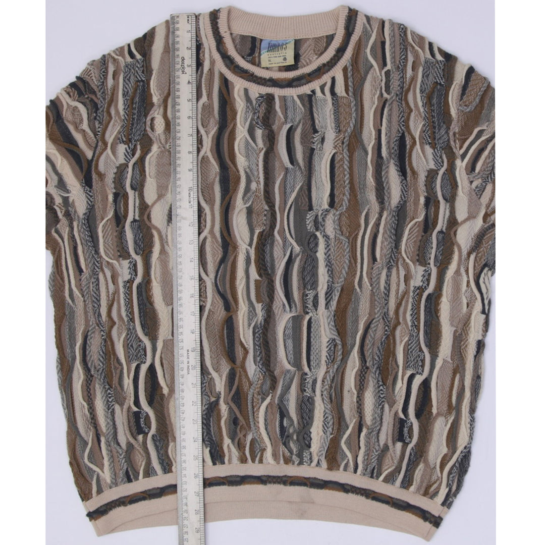Vintage Limnos Australia 100% Pure New Wool Knit Sweater