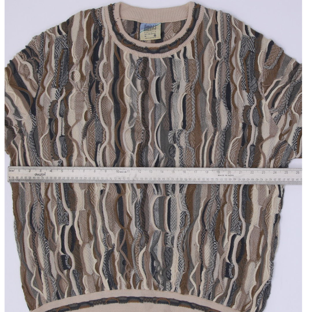 Vintage Limnos Australia 100% Pure New Wool Knit Sweater