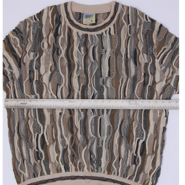 Vintage Limnos Australia 100% Pure New Wool Knit Sweater