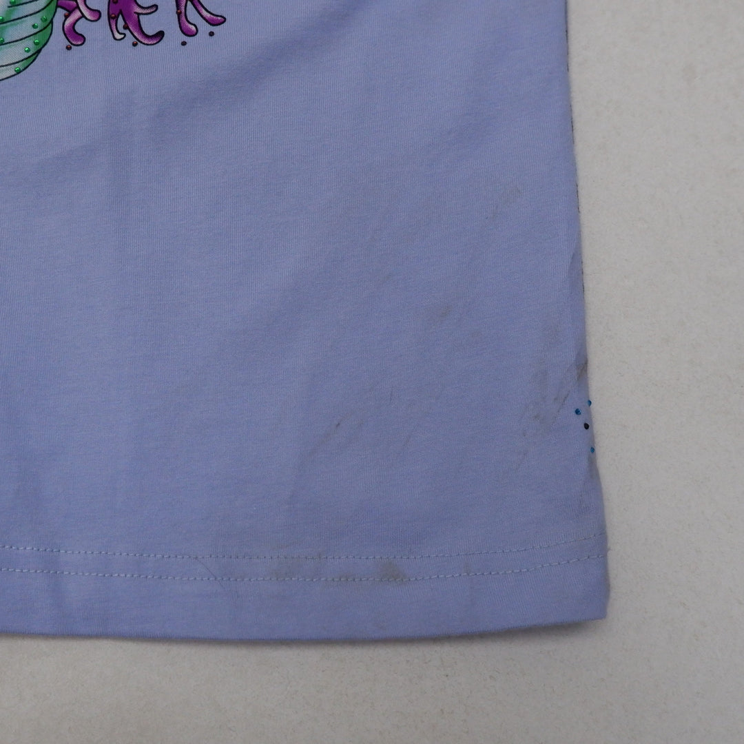 Y2K Mens Ed Hardy By Christian Audigier Beaded Polo T-Shirt