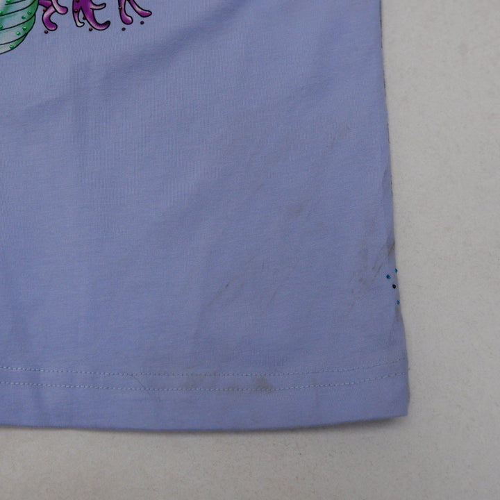 Y2K Mens Ed Hardy By Christian Audigier Beaded Polo T-Shirt