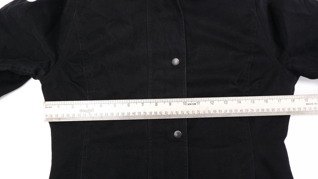 Ladies Barbour Waterproof And Breathable Plaid Lined Corduroy Collar Jacket