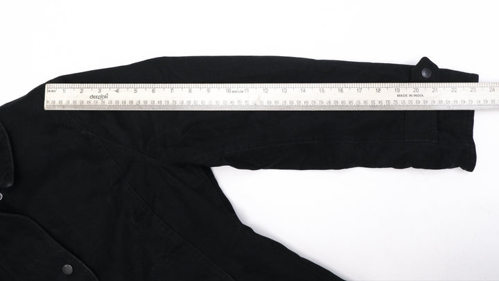 Ladies Barbour Waterproof And Breathable Plaid Lined Corduroy Collar Jacket