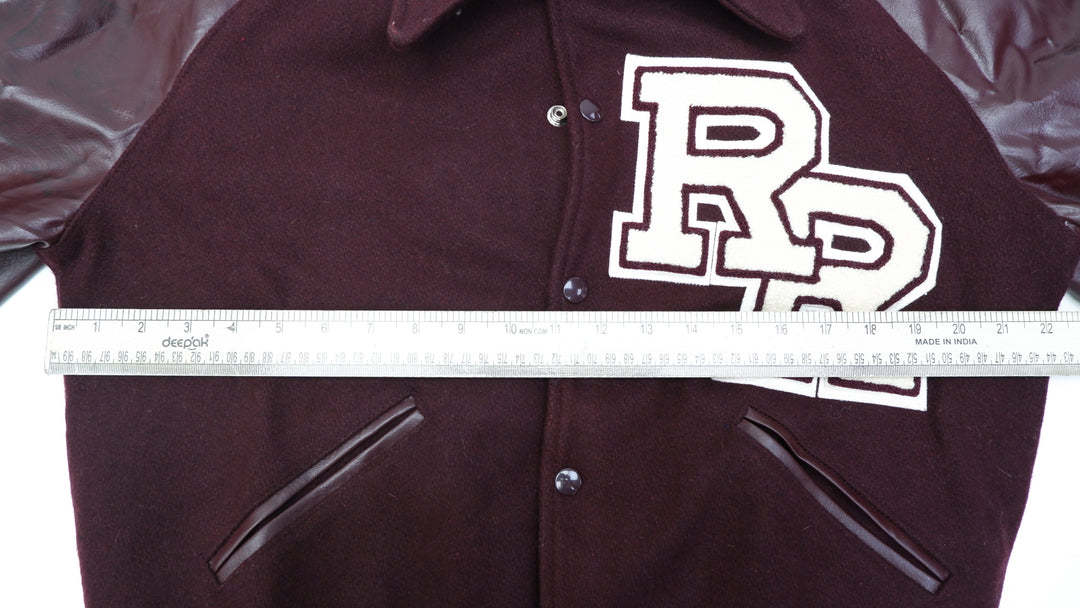Vintage Howe Athletic Apparel Naugalite Button Varsity Jacket | Migration_Jacket - View 8 | Fashion Rerun