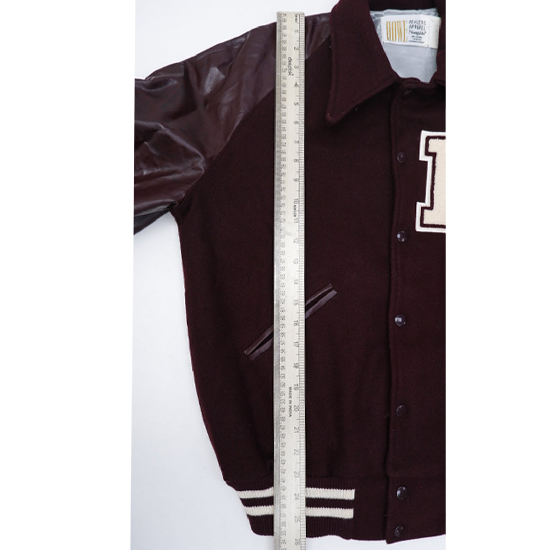 Vintage Howe Athletic Apparel Naugalite Button Varsity Jacket | Migration_Jacket - View 9 | Fashion Rerun
