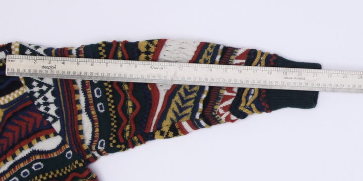 Vintage Mr Junko Koshino Coogi Style Pure New Wool Made In Australia Knit Sweater