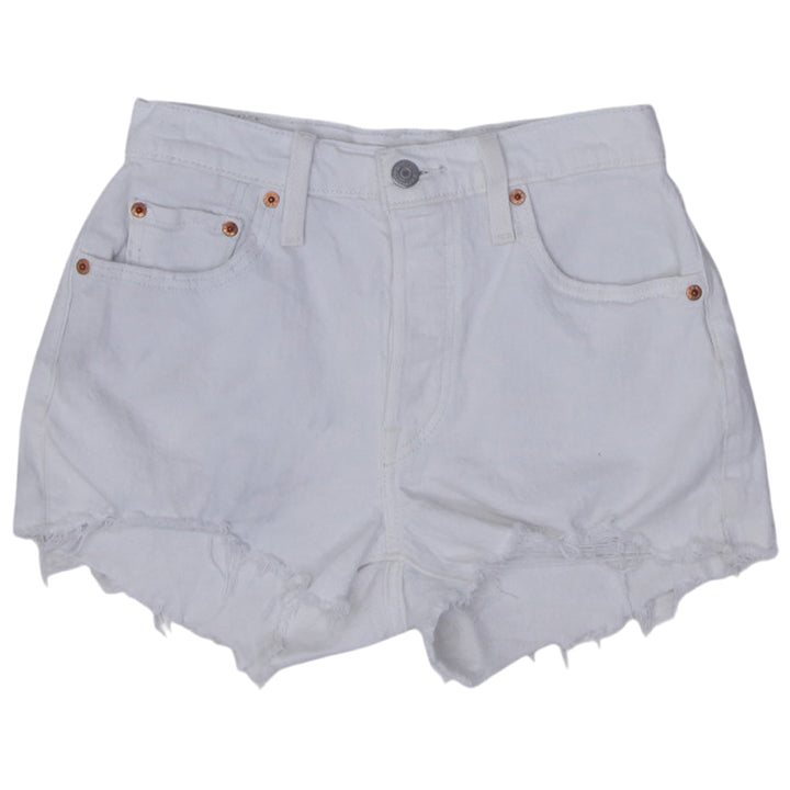 Ladies Levis Waterless Button Fly 501 Denim Shorts