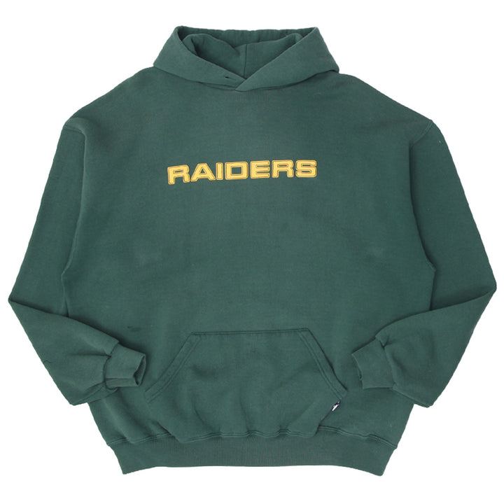 Vintage Russell Athletics Raiders Green Pullover Hoodie