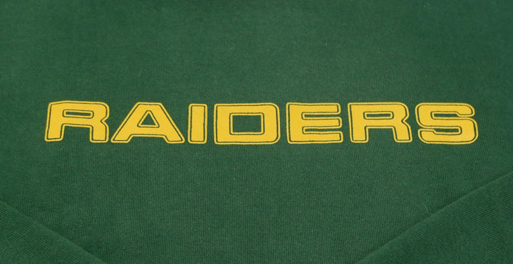 Vintage Russell Athletics Raiders Green Pullover Hoodie