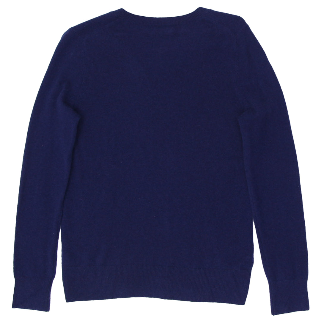 Mens Hudson North V-Neck 100% Cashmere Sweater