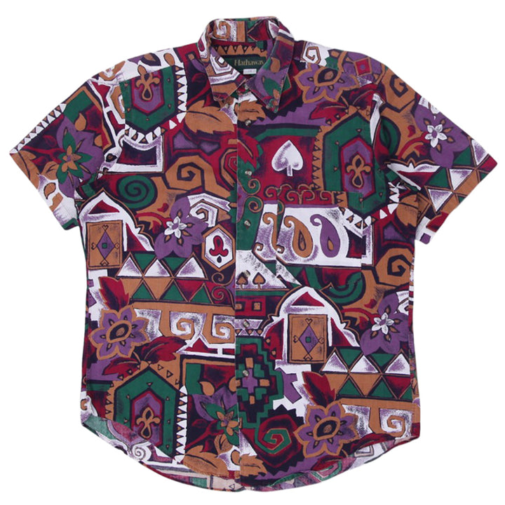 Mens Hathaway Abstract Print Short Sleeve Shirt | Migration_Shirt UAENAT20 | Fashion Rerun