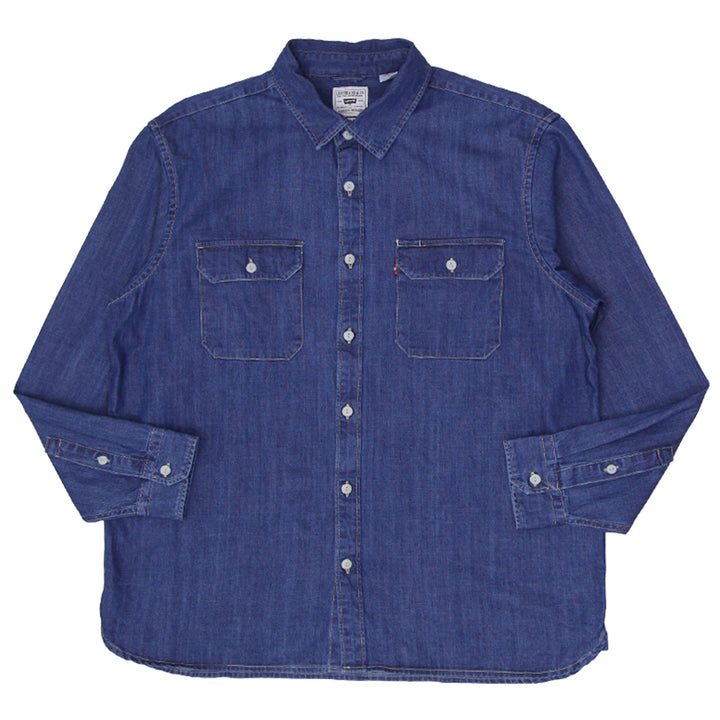 Mens Levi's Jackson Worker Relaxed Denim Long Sleeve Shirt