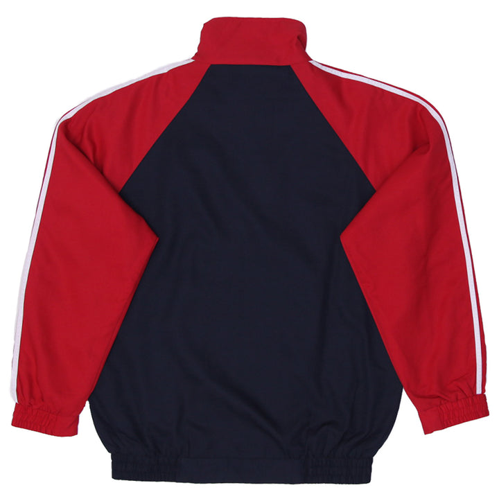 Mens Adidas Logo Sleeve Striped Full Zip Sports Jacket