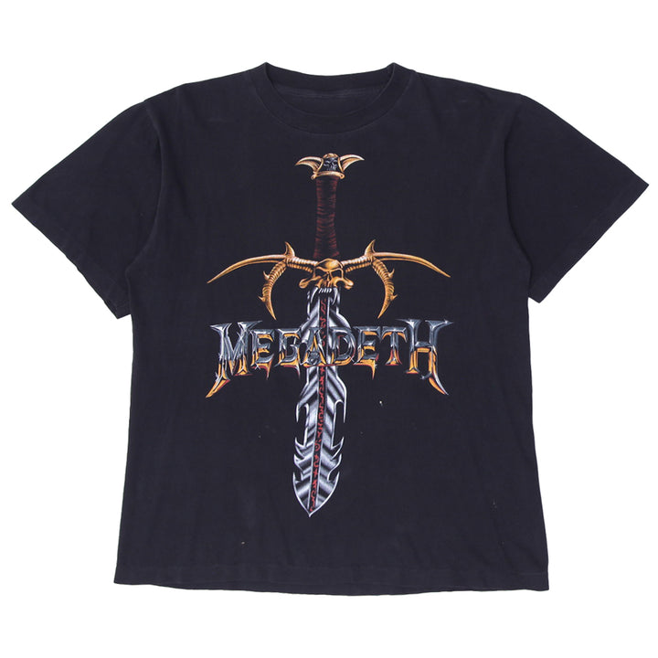 Vintage 1997 Megadeth Faded Band T-Shirt Single Stitch