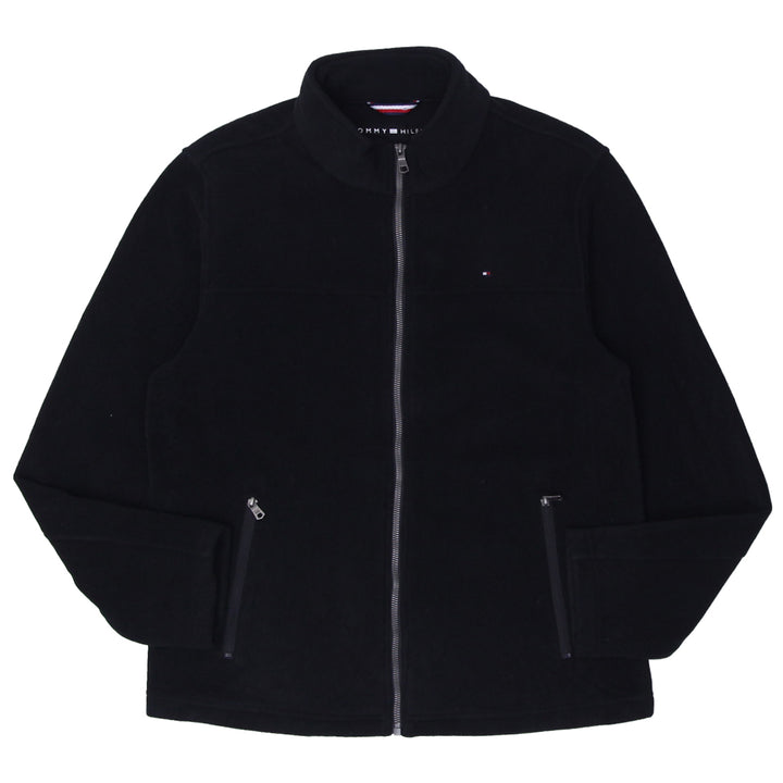 Mens Tommy Hilfiger Full Zip Fleece Black Jacket