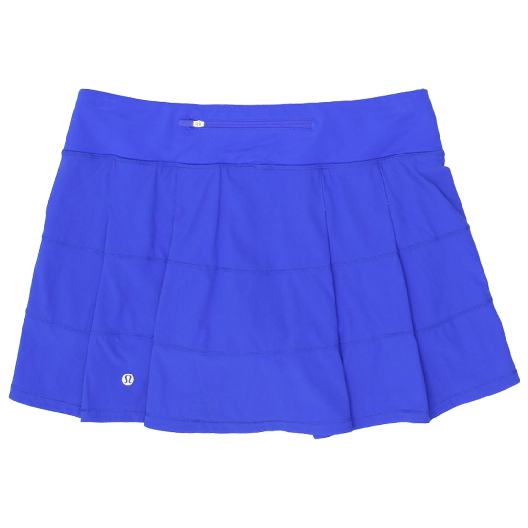 Ladies Lululemon With Inner Pleated Mini Skirt