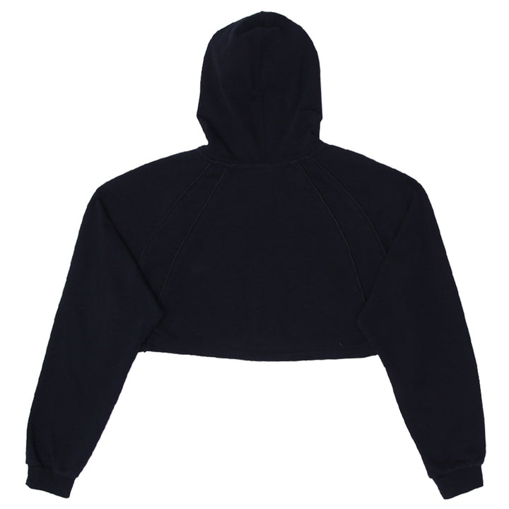 Ladies Air Jordan Loose Fit Cropped Black Pullover Hoodie