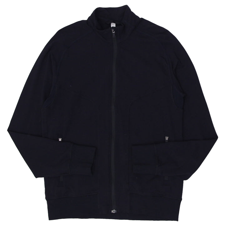Mens Lululemon Bomber Jacket Black Full Zip Athletic
