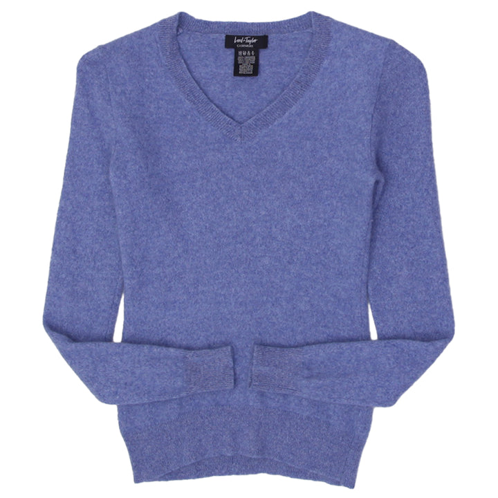 Ladies Lord & Taylor 100% Cashmere V-Neck Sweater