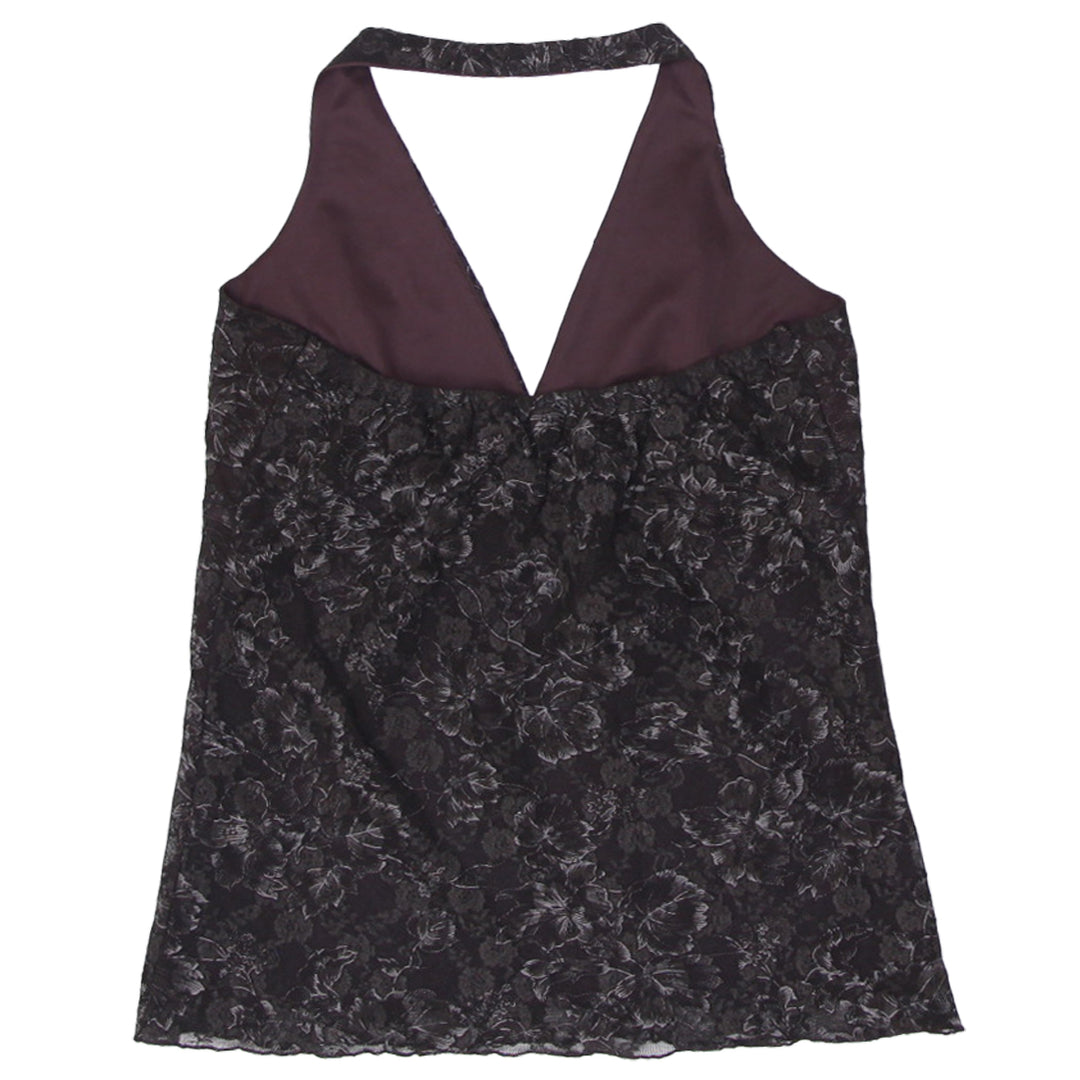 Y2K Ladies Beechers Brook Halter Lace Top