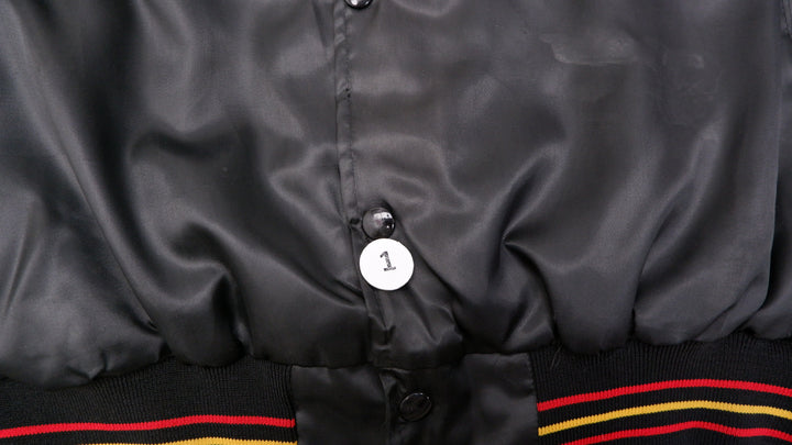 Vintage Mens Disney Mickey Mouse Varsity Jacket Black Embroidered | Migration_Jacket MJ DROP - View 6 | Fashion Rerun