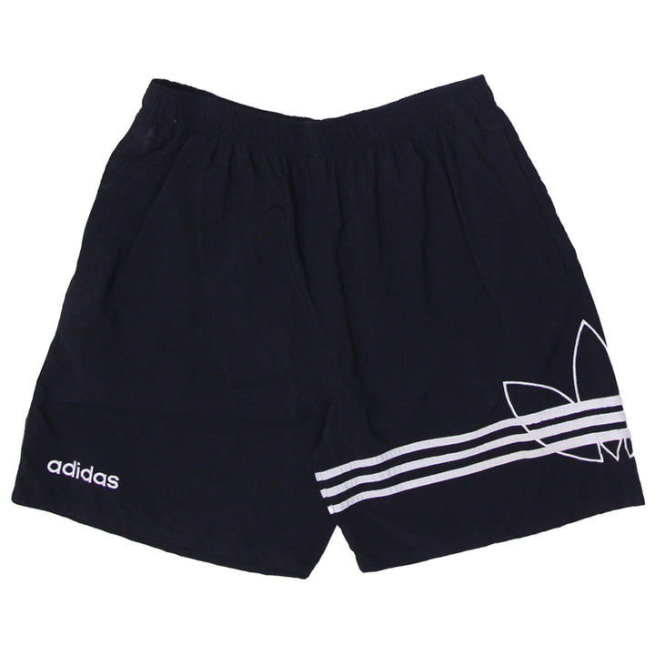 Vintage Mens Adidas Shorts Black Sports Logo Graphic | Migration_Shorts UAENAT20 | Fashion Rerun