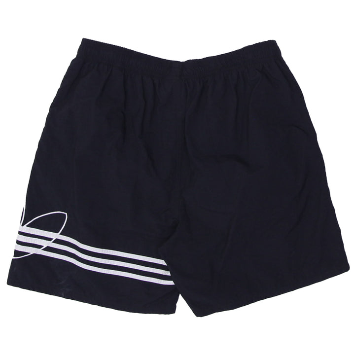Vintage Mens Adidas Shorts Black Sports Logo Graphic | Migration_Shorts UAENAT20 - Side View | Fashion Rerun