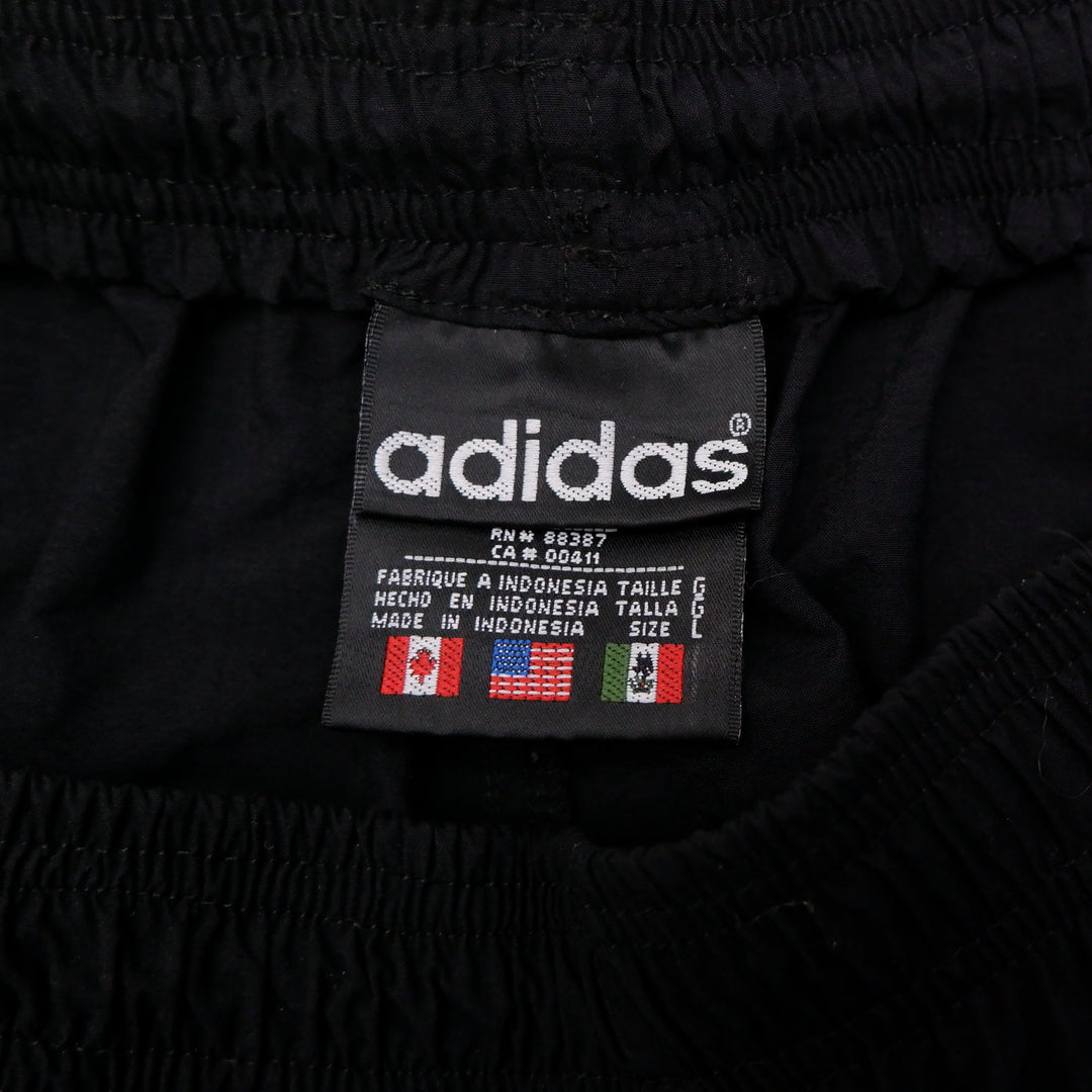 Vintage Mens Adidas Shorts Black Sports Logo Graphic | Migration_Shorts UAENAT20 - Back View | Fashion Rerun