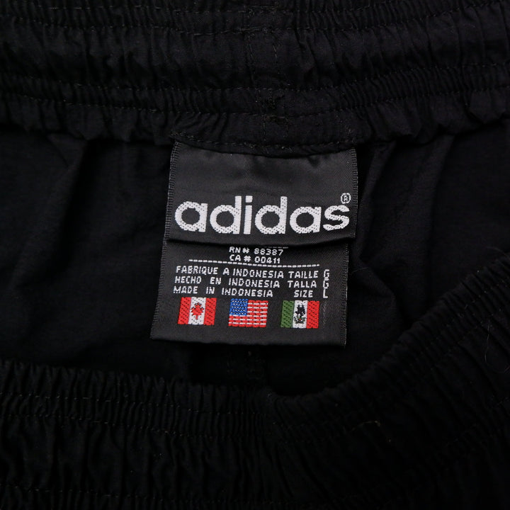 Vintage Mens Adidas Shorts Black Sports Logo Graphic | Migration_Shorts UAENAT20 - Back View | Fashion Rerun