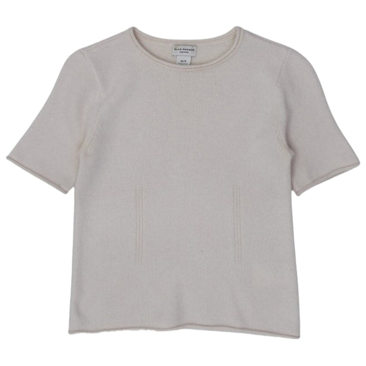 Ladies Club Monaco Short Sleeve Cashmere Sweater