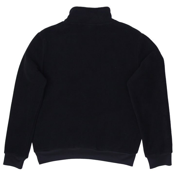 Mens Kappa Sweatshirt Black 1/4 Zip Fleece Sportswear