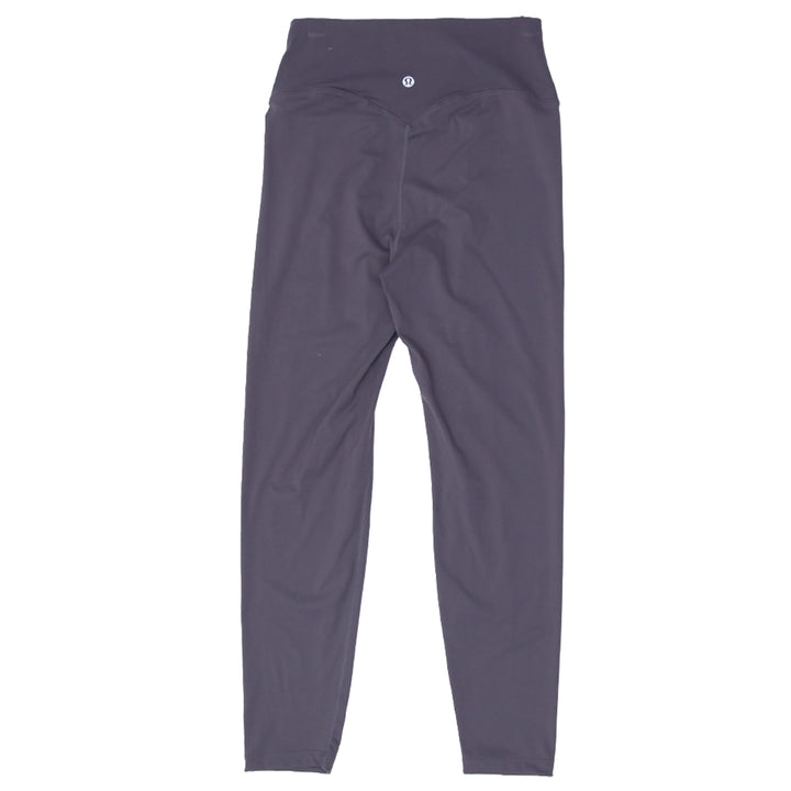 Ladies Lululemon Logo Sports Legging Gray Pants