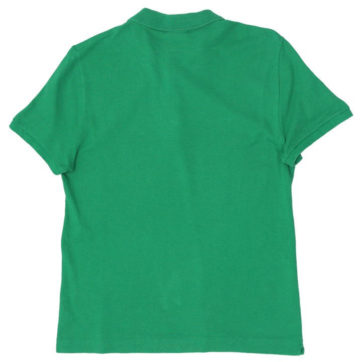 Mens Lacoste Polo Green Short Sleeve Crocodile Logo Cotton