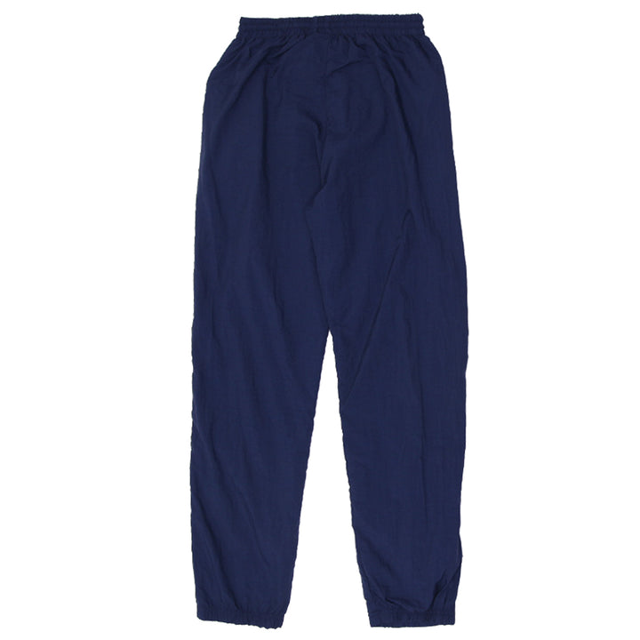 Vintage Mens Reebok Track Pants Navy Elastic Waist Nylon Lightweight