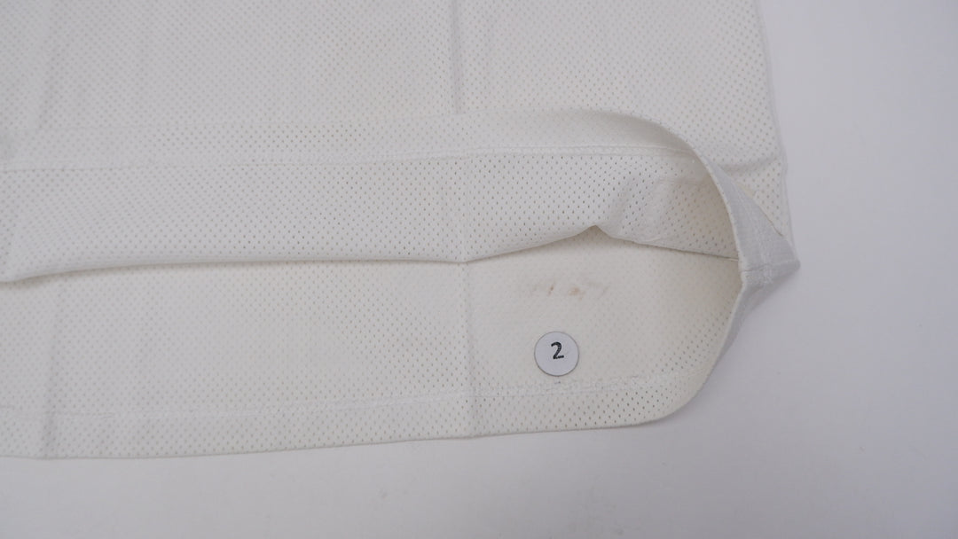 Vintage Mens Russell Athletic Jersey White Red Graphic American Football