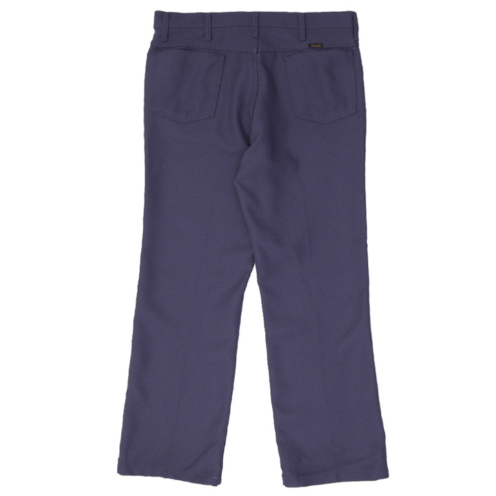 Mens Wrangler Trousers Blue Straight Fit Workwear
