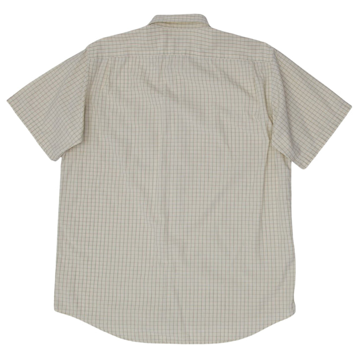 Mens Lacoste Short Sleeve Checkered Shirt