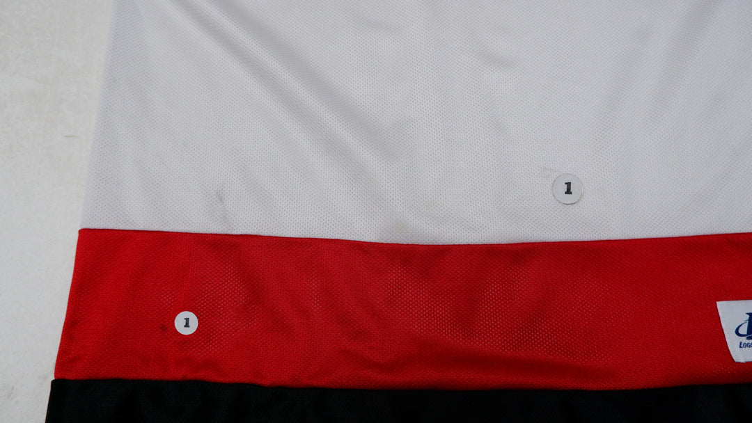 Vintage Mens Logo Athletic Kansas City Chiefs Jersey Red White NFL Football