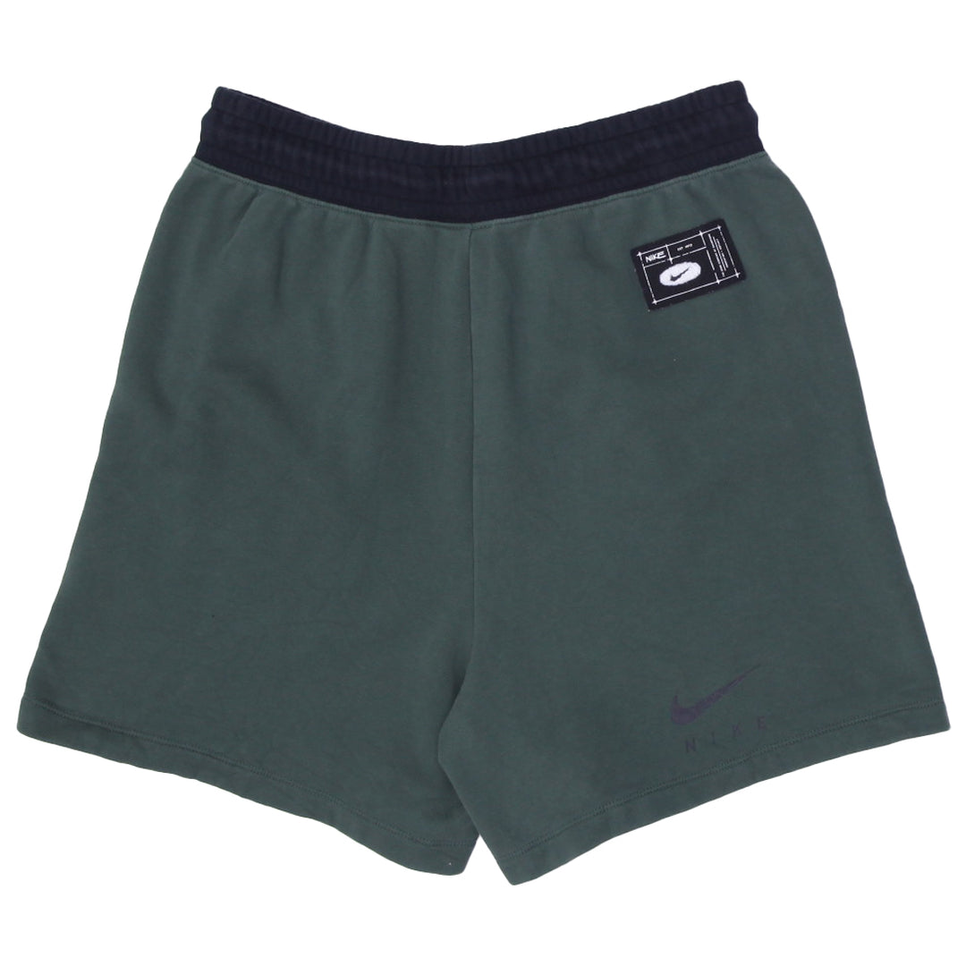 Ladies Nike Fleece Green Pink Camo Logo Shorts R