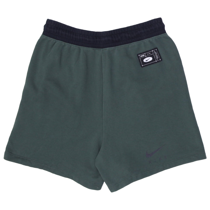 Ladies Nike Fleece Green Pink Camo Logo Shorts R