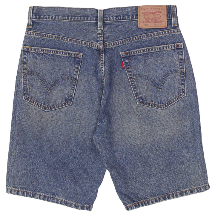 Mens Levi's 100% Cotton 505 Regular Fit Denim Shorts