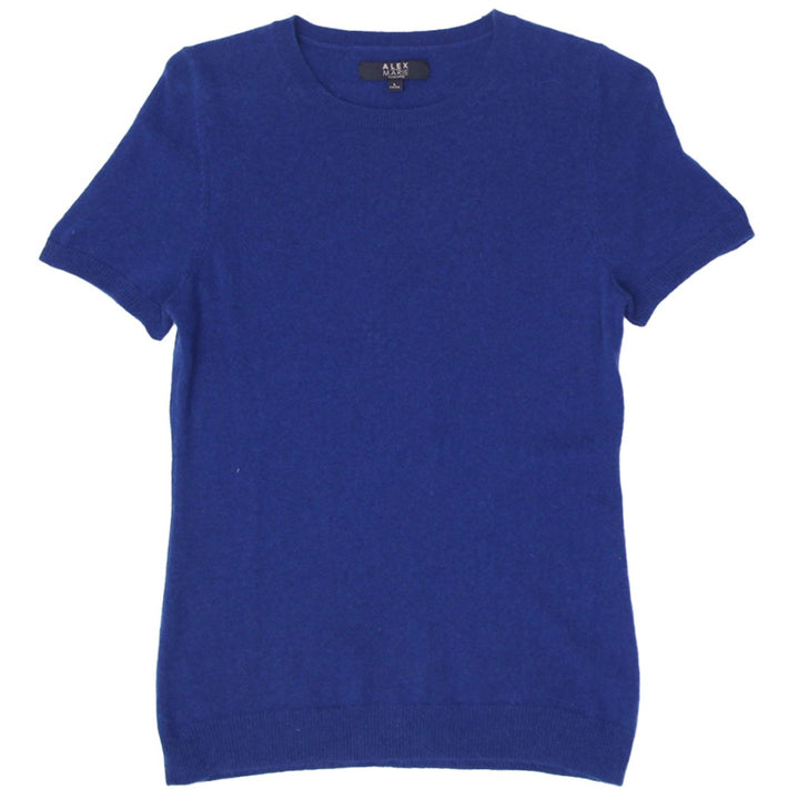 Ladies Alex Marie 100% Cashmere Short Sleeve Sweater
