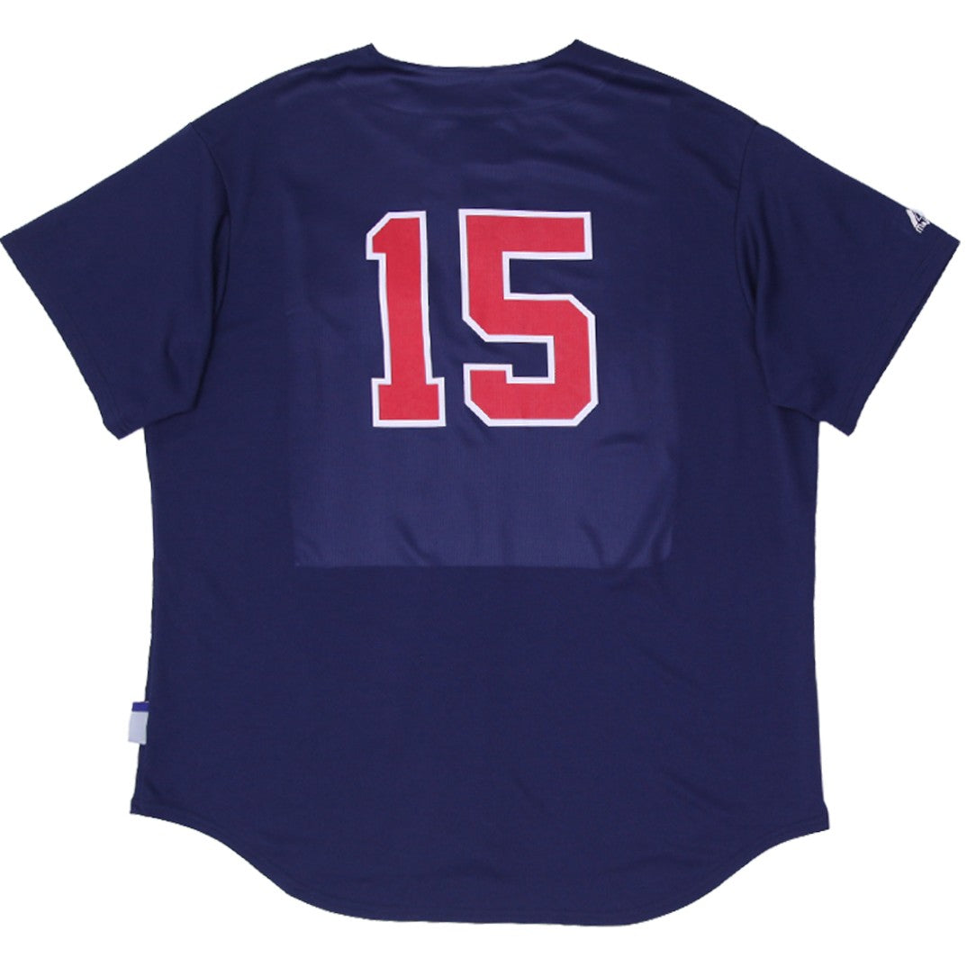 Mens Majestic Cleveland Indians Button Baseball Jersey