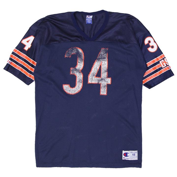 Vintage Mens Champion Payton 34 Jersey Navy Sports NFL | Migration_Jersey UAENAT20 | Fashion Rerun