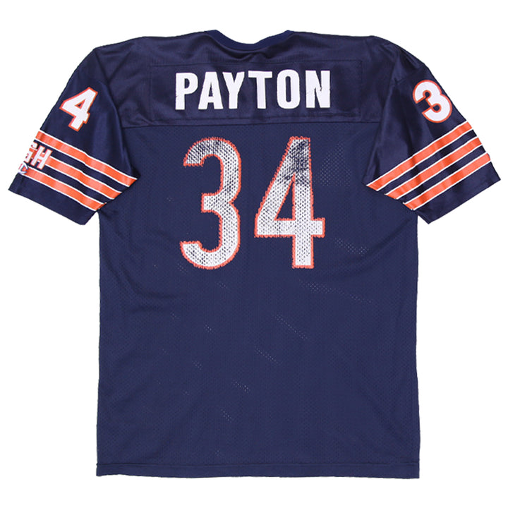 Vintage Mens Champion Payton 34 Jersey Navy Sports NFL | Migration_Jersey UAENAT20 - Side View | Fashion Rerun